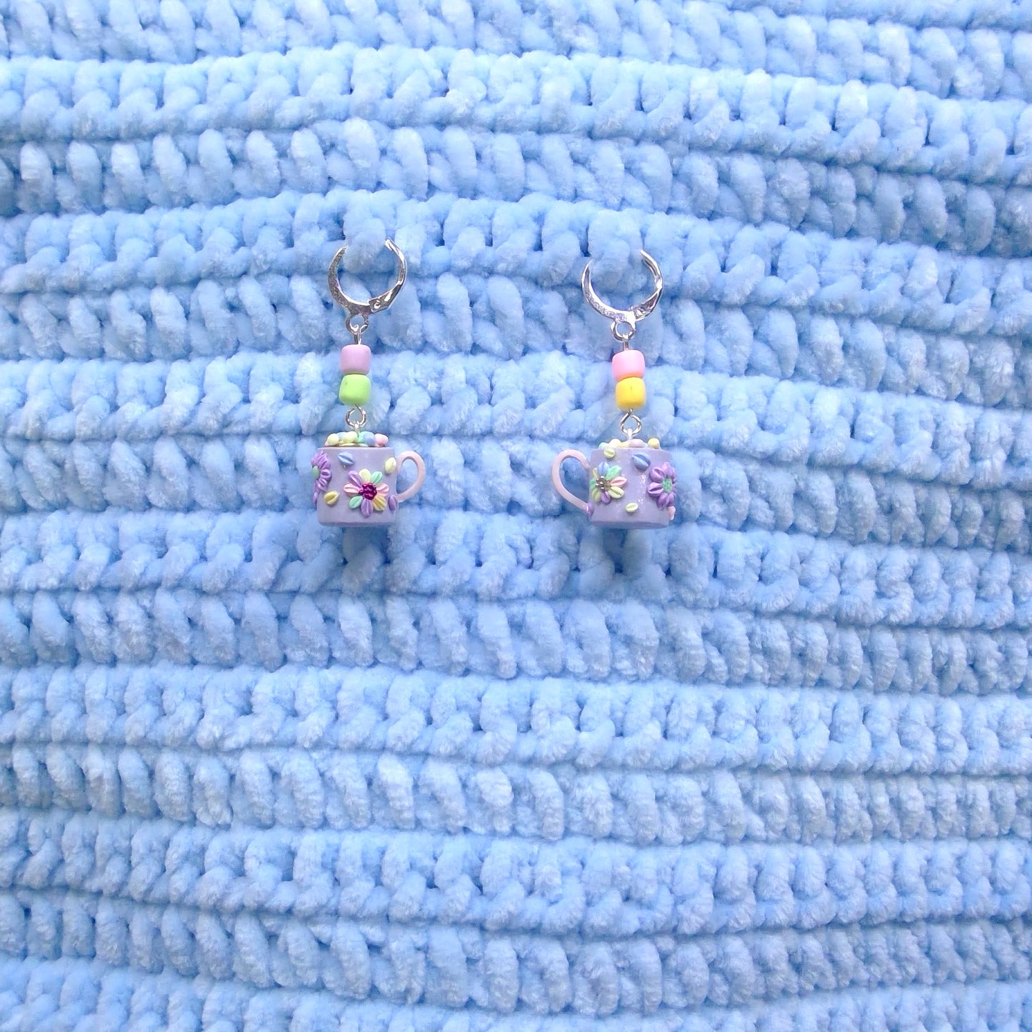 Easter hot cocoa stitch marker